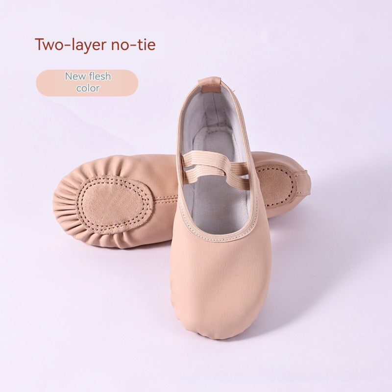 Soft-soled PU Leather Ballet Shoes For Men And Women