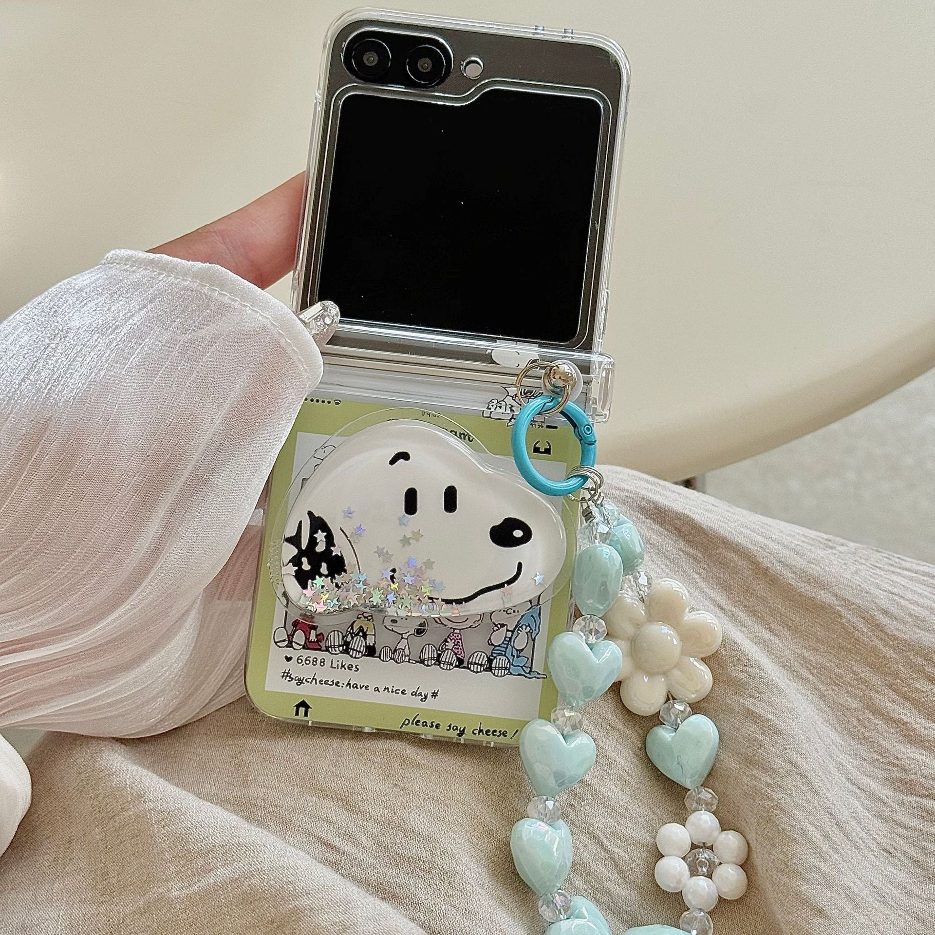 Custodia Snoopy Samsung ZFlip