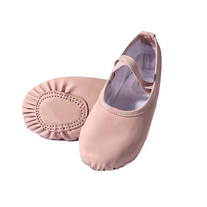 Soft-soled PU Leather Ballet Shoes For Men And Women