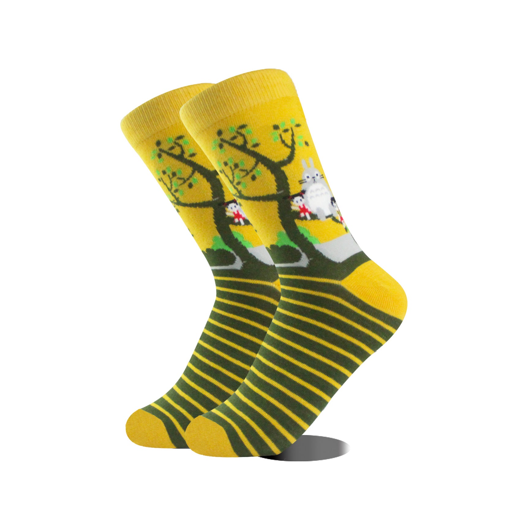 Women's Cotton Bottom Creative Japanese Totoro Socks Cartoon Cotton Boat Socks Women's Anime Jacquard Socks