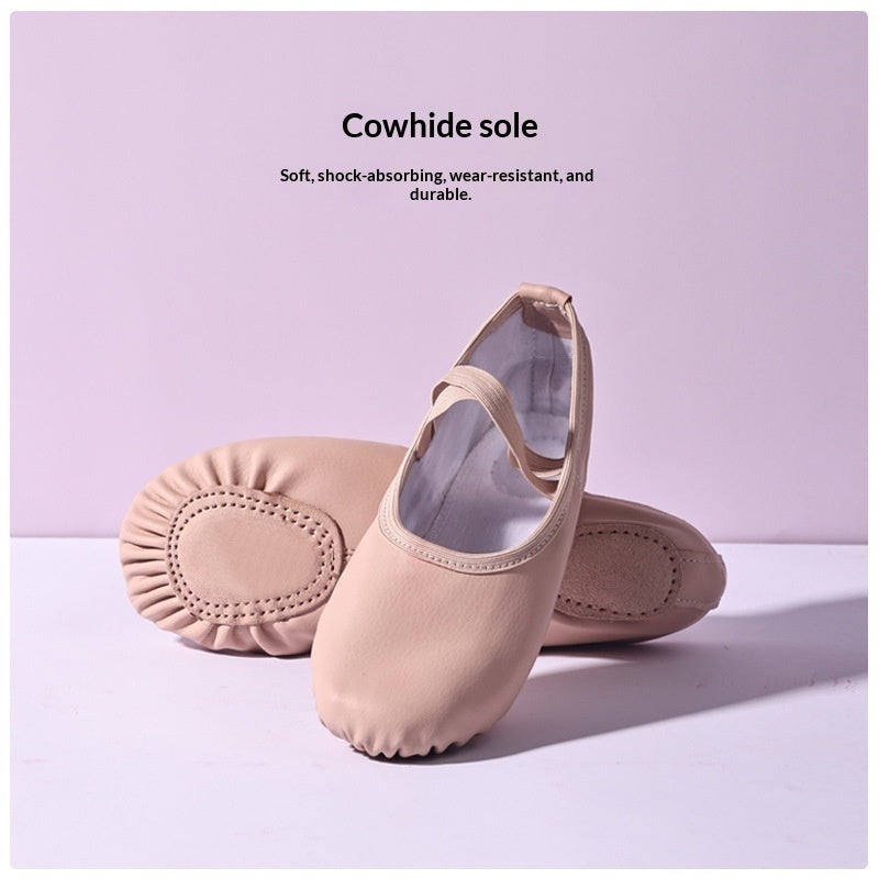 Soft-soled PU Leather Ballet Shoes For Men And Women