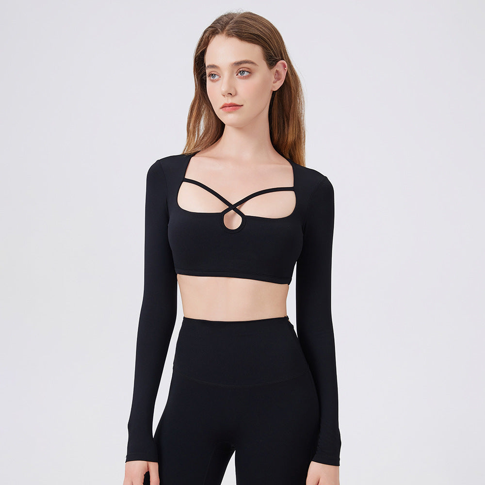 Yoga Clothes Quick-dry Casual Tops Training Running Sports