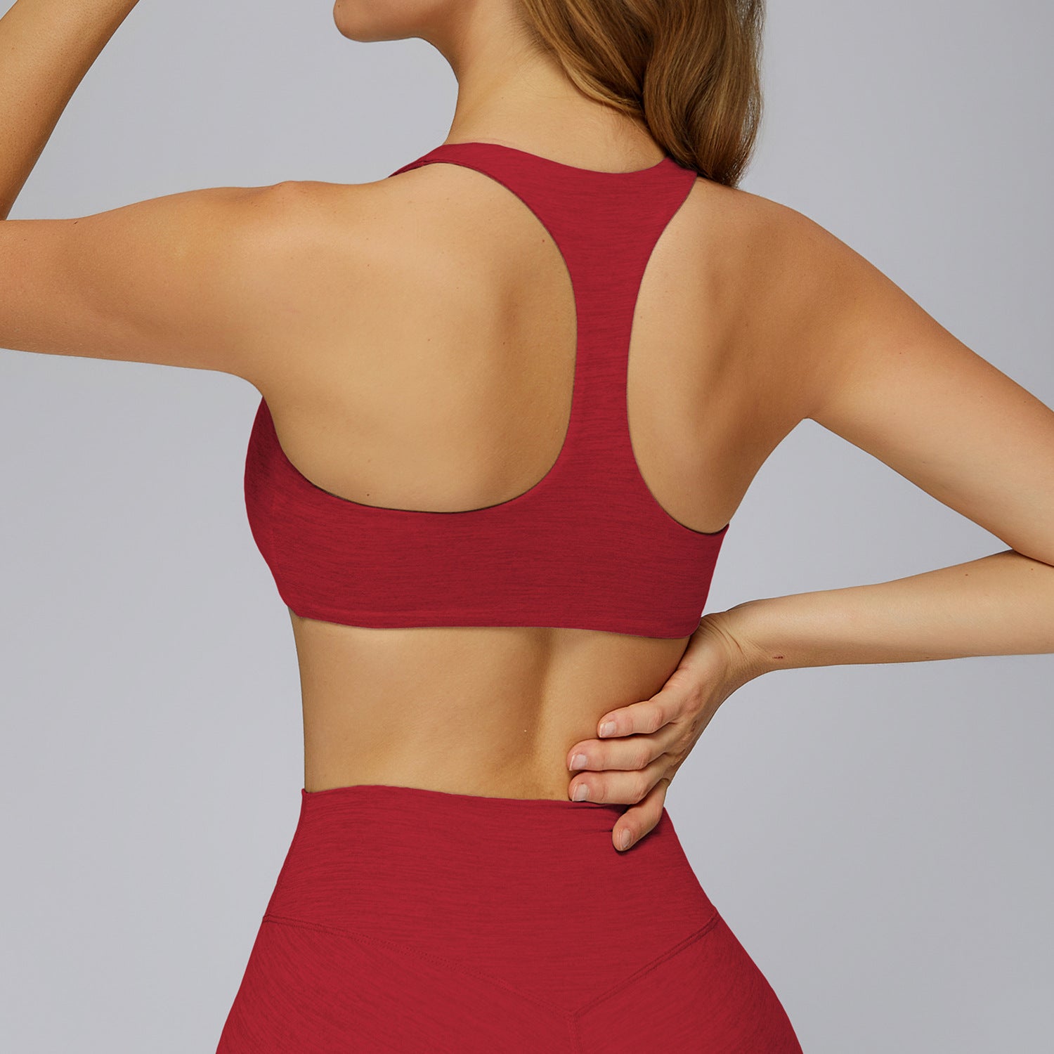 Brushed Yoga Bra H-shaped Beauty Back Workout Clothes