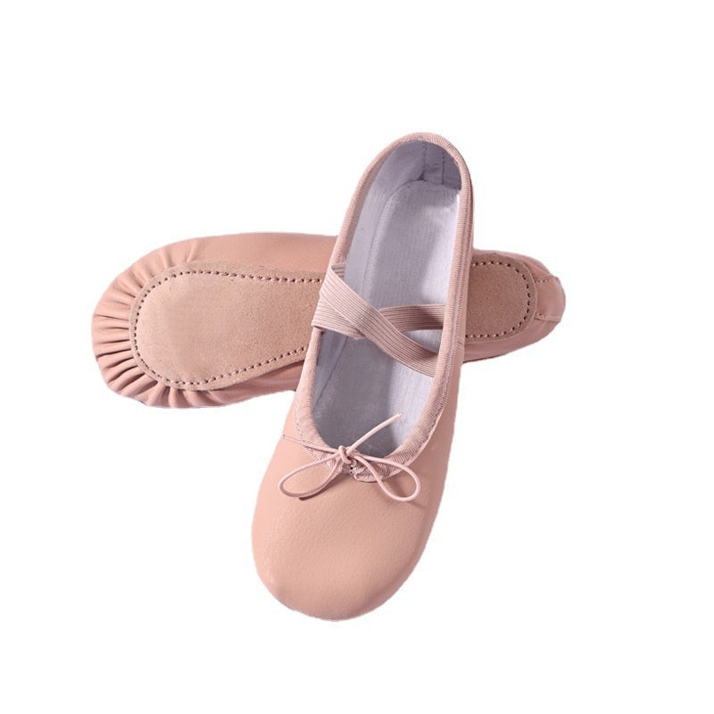 Soft-soled PU Leather Ballet Shoes For Men And Women
