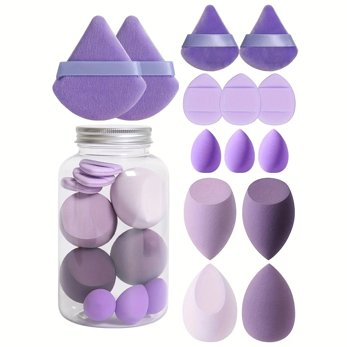Pruzora - Set 14 Spugnette Trucco