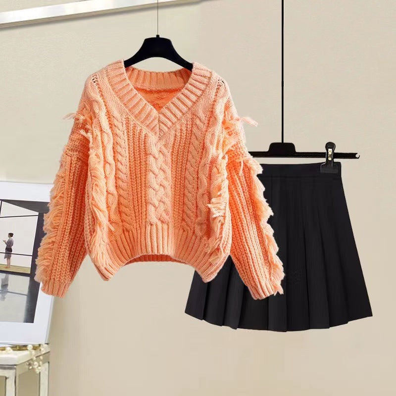 Maglione Donna Vintage Nappine Scollo V