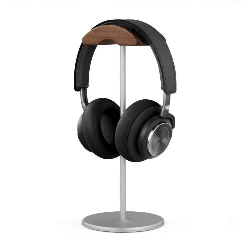 Headphone Stand Holder Creative AirPods Max Headphone Rack Aluminum Hook Solid Wood Headphone Organizer