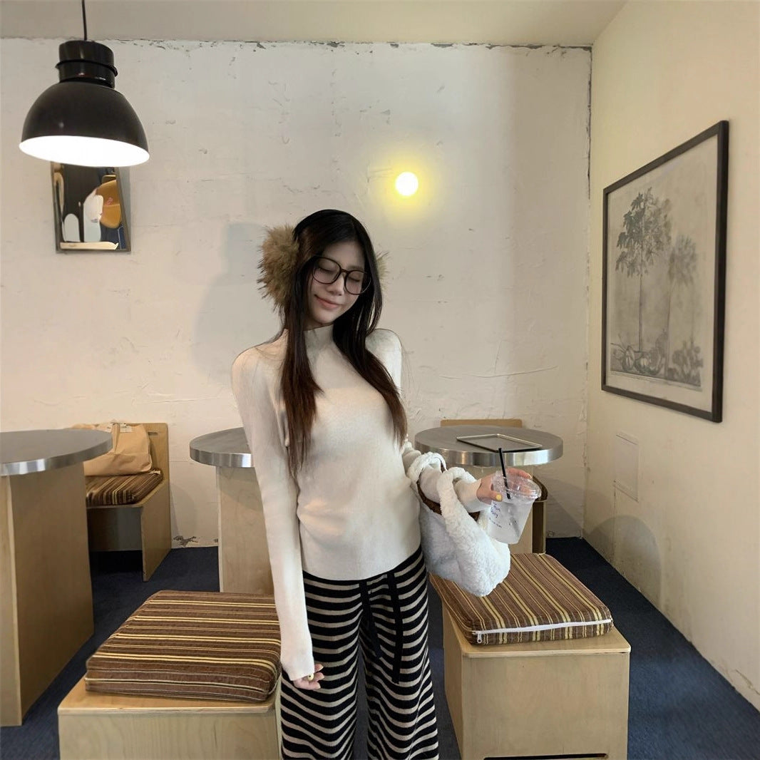 Maglione Donna Lana Slim Fit Elegante