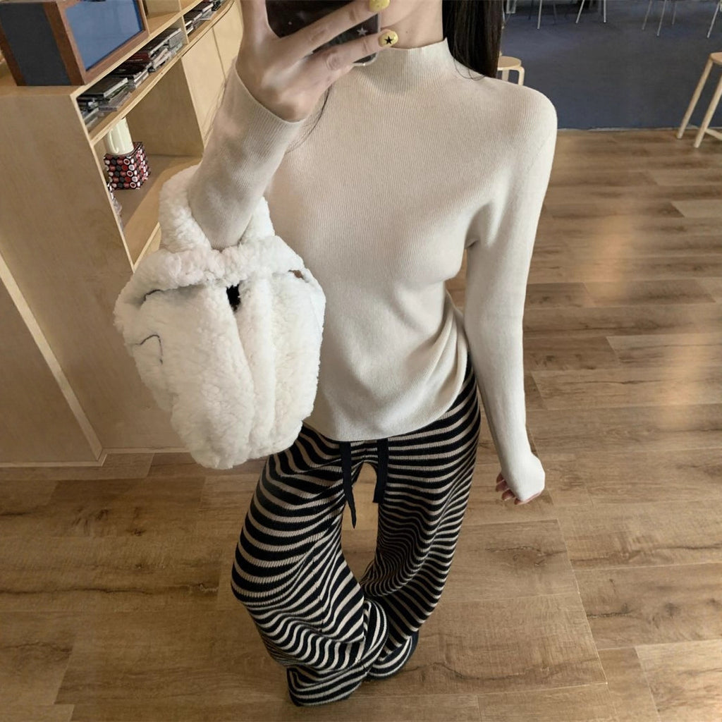 Maglione Donna Lana Slim Fit Elegante