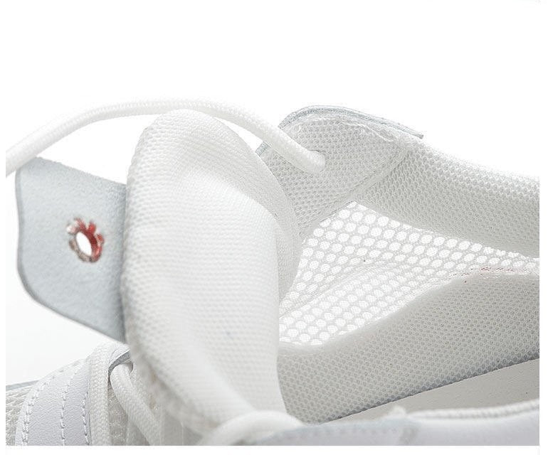 Heightening Sports Shoes For Women With Round Toe Tie Ups