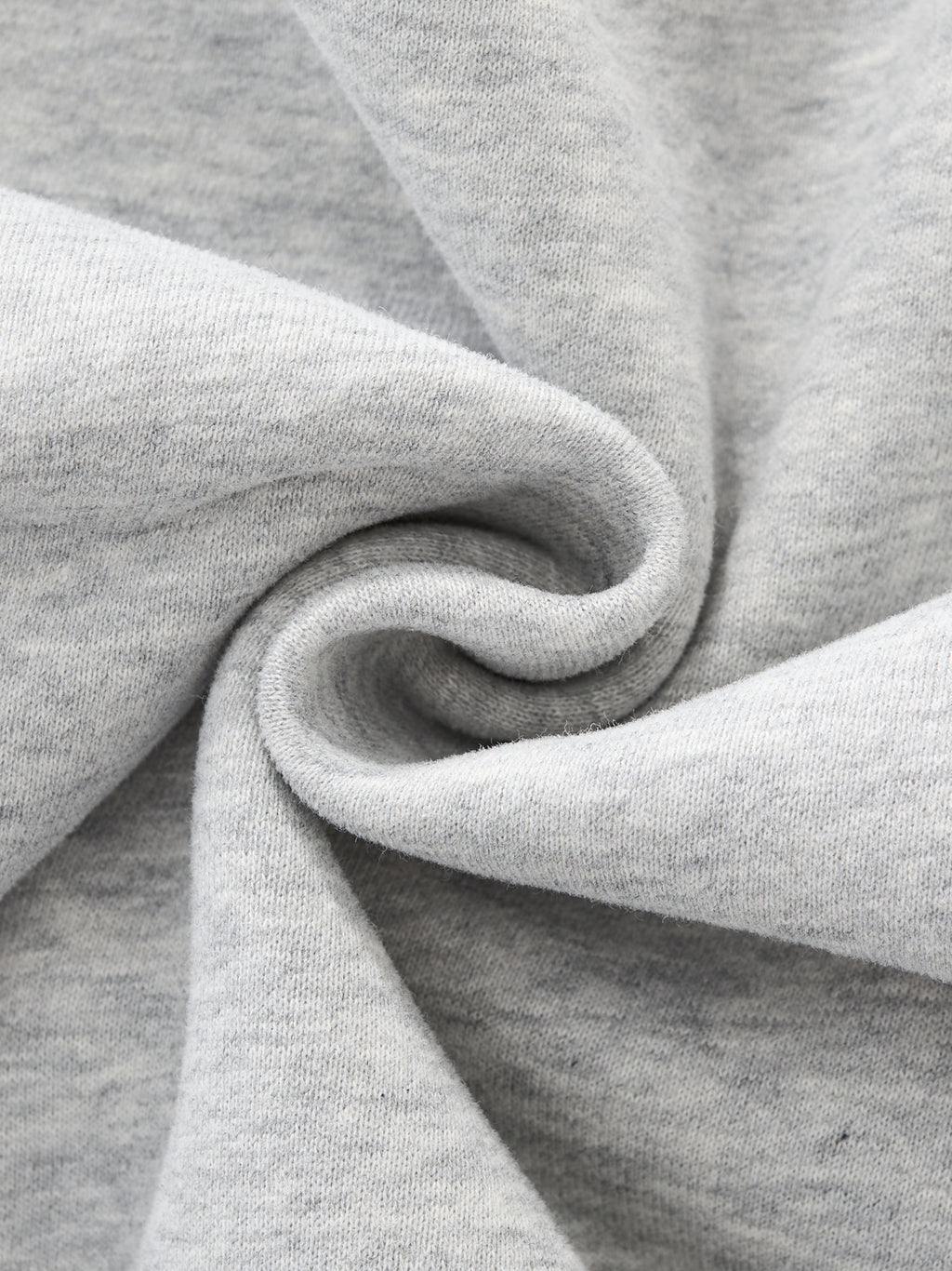 Pruzora Essential Fleece Mock-Neck Crew Sweatshirt